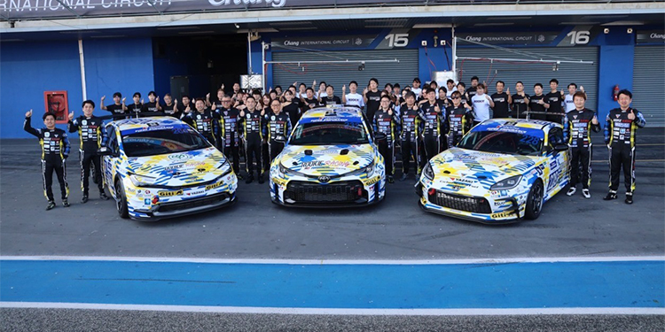 จบการแข่งขัน Thailand 10-hour Endurance Race ปิดการแข่งขันอย่างงดงามกับรถยนต์ทางเลือกสู่ความเป็นกลางทางคาร์บอน 3 คัน