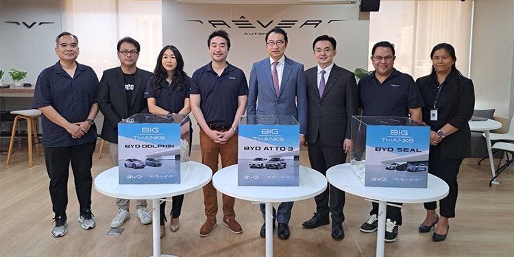 เรเว่ ประกาศรายชื่อผู้โชคดีจากแคมเปญ “Big Thanks” มอบรถยนต์ BYD รวมมูลค่ากว่า 3 ล้านบาท