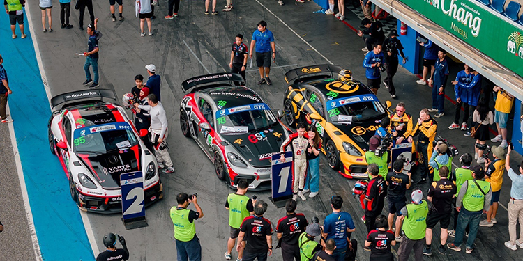 AAS Motorsport เปิดศึกสุดเดือด ส่งรถแข่ง Porsche ลงประชันความเร็ว 2 รุ่น คว้าถ้วยตั้งแต่สนามแรก