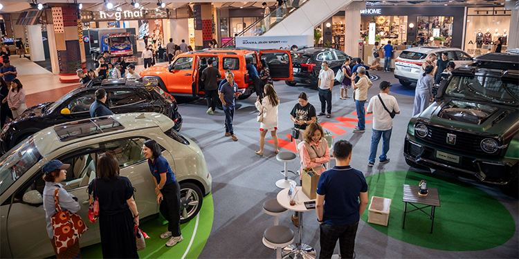 เกรท วอลล์ มอเตอร์ ขนทัพรถยนต์พลังงานใหม่บุกเซ็นทรัลเวิร์ลด์