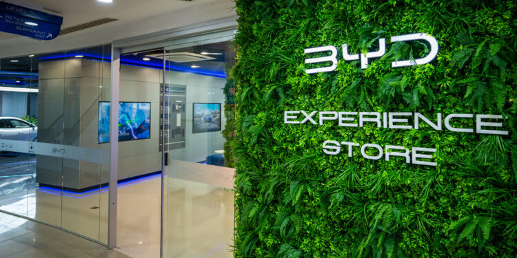 BYD Experience Store แห่งแรกในไทย ใจกลางกรุงเทพฯ