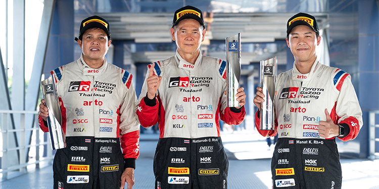 TOYOTA GAZOO Racing Thailand รุกฆาต! รับแชมป์ 3 รุ่น ปิดฤดูกาล TSS The Super Series 2025