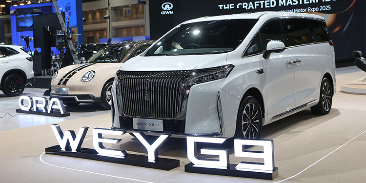 GWM เปิดตัว WEY G9 ลักชัวรี่ MPV ราคา 2.349 ล้านบาท
