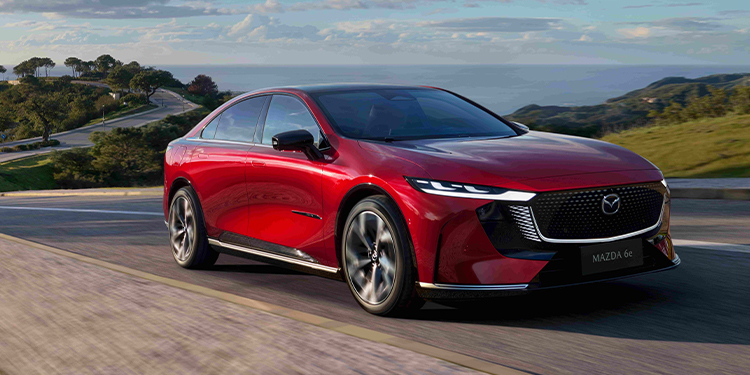 มาสด้าพร้อมก้าวสู่ยุคใหม่กับรถไฟฟ้า THE ALL-ELECTRIC MAZDA6e เปิดให้ลงทะเบียนจองสิทธิ์ Mazda6e Premiere Package