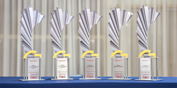 ตอกย้ำความเชื่อมั่น! ฮอนด้า คว้า 5 รางวัล Car of the Year 2026