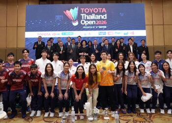 โตโยต้า ร่วมสร้างประวัติศาสตร์แบดมินตันระดับนานาชาติ “TOYOTA Thailand Open 2026” ชิงถ้วยพระราชทานพระบาทสมเด็จพระเจ้าอยู่หัว ร่วมส่งกำลังใจเชียร์ทัพนักแบดมินตันไทยคว้าชัยโอลิมปิก