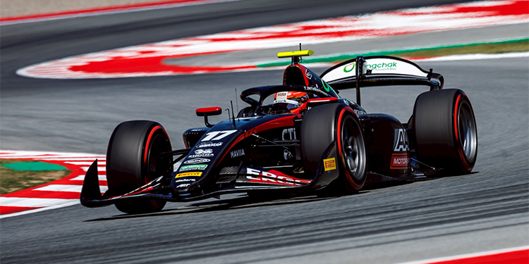 “เติ้น ทัศนพล” โชว์ฟอร์มแกร่ง ฝ่าศึก FIA F2 คว้า “Top 10” ที่บาร์เซโลนา