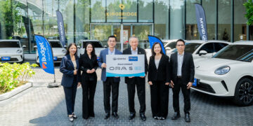 GWM ส่งมอบ GWM ORA 5 EV เสริมทัพบริการรถเช่า Budget Thailand ตอบรับเทรนด์การเดินทางประหยัดและเป็นมิตรต่อสิ่งแวดล้อม