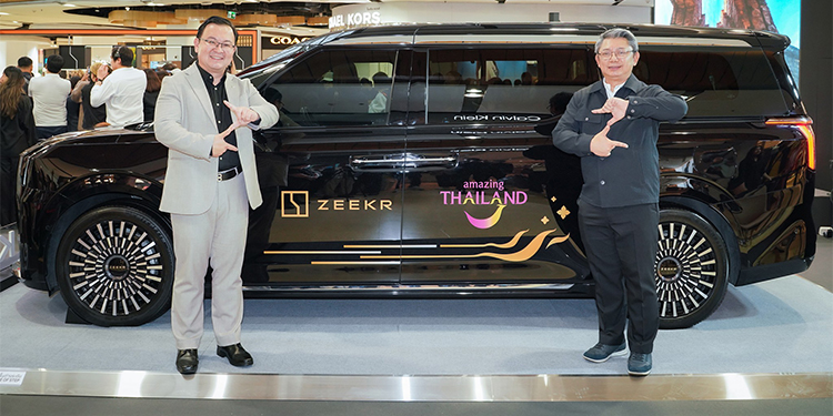 ZEEKR จับมือ ททท. เปิดตัวแคมเปญ “Amazing Thailand in ZEEKR Luxury Way” ขับเคลื่อนการท่องเที่ยวเชิงคุณภาพด้วยยานยนต์ไฟฟ้า