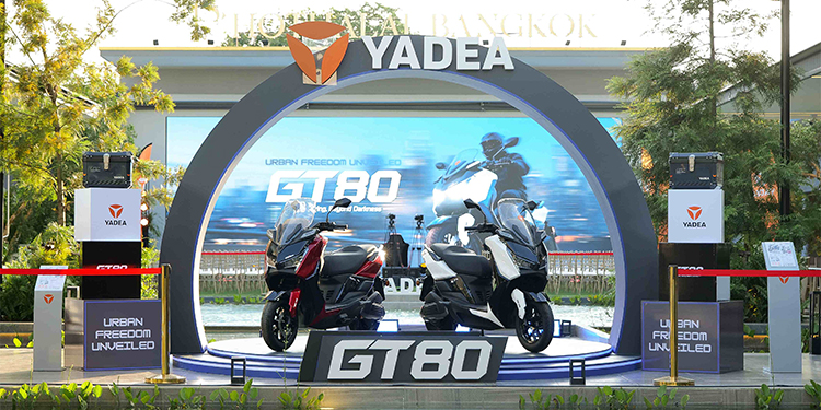 ยาเดีย ผู้นำยานยนต์ไฟฟ้าอัจฉริยะ เปิดตัว “Yadea รุ่น GT80 และ GT80-P”