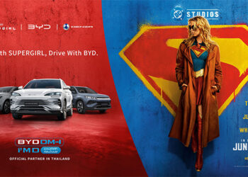 บีวายดี ประเทศไทย และ เรเว่ ร่วมสปอนเซอร์หนังฟอร์มยักษ์ SUPERGIRL ภายใต้แคมเปญ ‘Fly With SUPERGIRL, Drive With BYD’