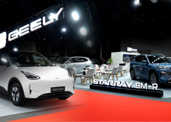 ธนบุรีนอยสเติน จัดแสดง GEELY STARRAY EM-R พร้อมยนตรกรรม GEELY ครบทุกรุ่น ในงาน BIG MOTOR SALE 2026