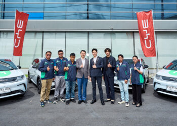 บีวายดี ประเทศไทย ผนึกกำลังกับ LINE MAN ส่งมอบรถ BYD เดินหน้าสร้าง ระบบนิเวศของยานยนต์ไฟฟ้า รองรับการขยายเครือข่าย EV บน LINE MAN RIDE
