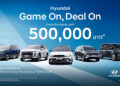 ฮุนไดขนทัพครบไลน์อัพลงสนาม ส่งแคมเปญ “Hyundai Game On, Deal On”ร่วมเชียร์ไทย คว้าชัย ASEAN Hyundai Cup™ 2026 พร้อมดีลแรงลดสูงสุด 500,000 บาท