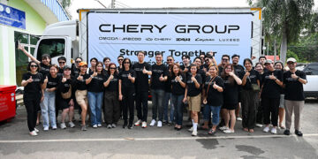 CHERY GROUP ส่งต่อความห่วงใยสู่ผู้ประสบภัยน้ำท่วม ระดมกำลังพนักงานและรถยนต์พลังงานใหม่ ลงพื้นที่ประสบภัย มอบถุงยังชีพและสิ่งของจำเป็น